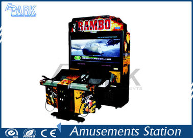 55 اینچ RAMBO 2 تیراندازی ماشین آلات بازی برای مرکز بازی دیجیتال 3D نمایش